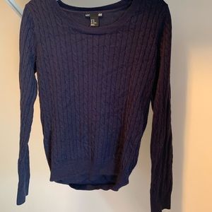 H&M Cropped Long Sleeve Sweater